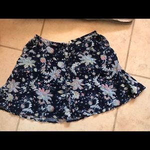 Roxy floral skirt